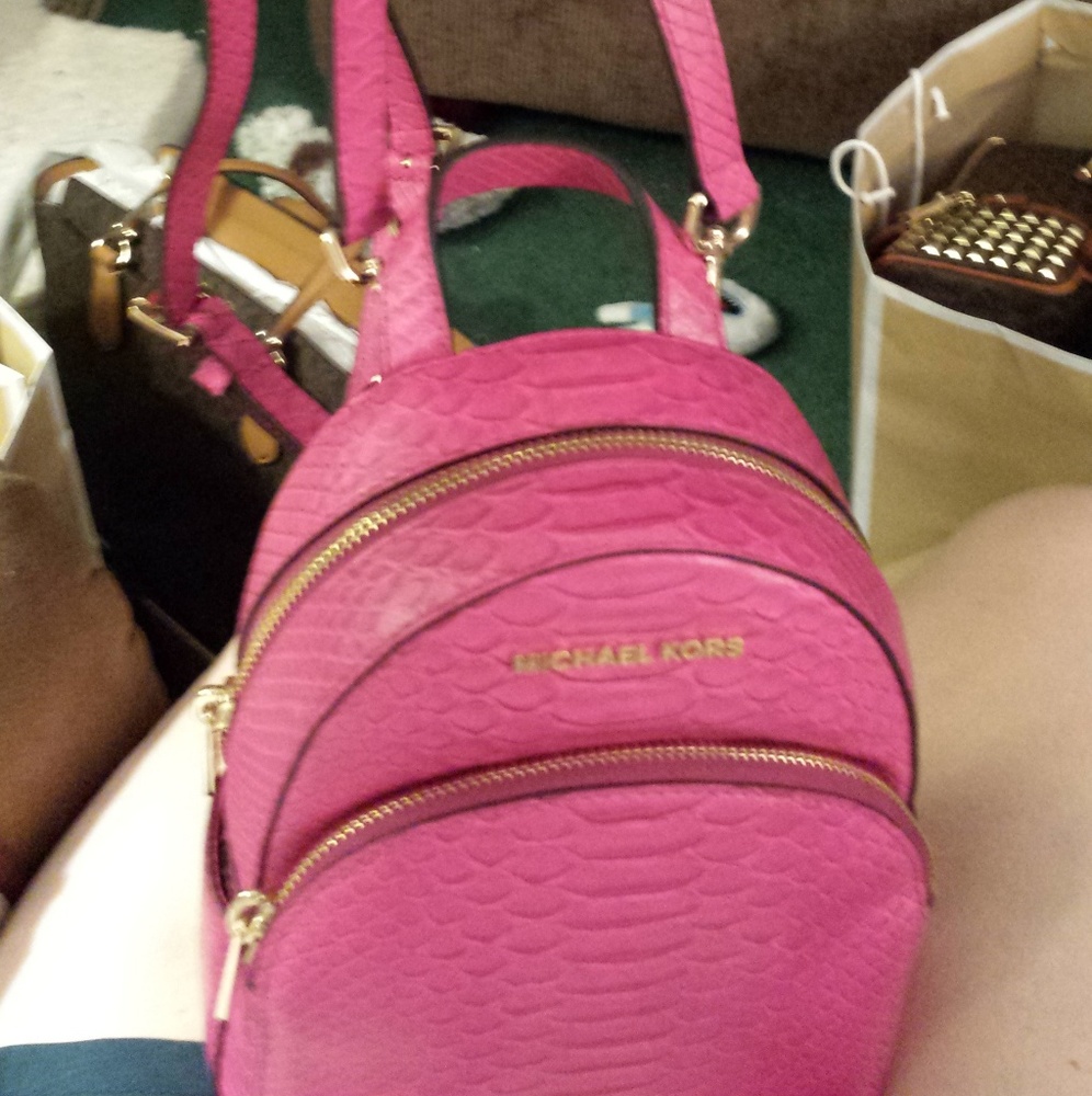 New Michael Kors small backpack